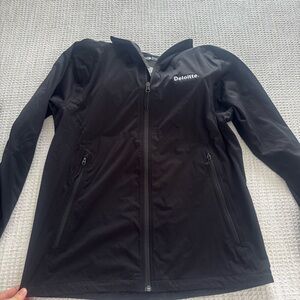 Men’s Deloitte north face rain jacket